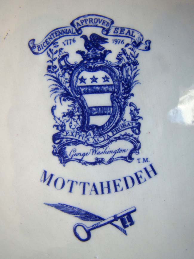 A George Washington Bicentennial plate made by Mottahedeh in 1976 — image 3